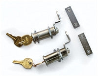 Drawer Lock Set of Two with Keys (2 silver)