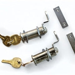 Drawer Lock Set of Two with Keys (2 silver)